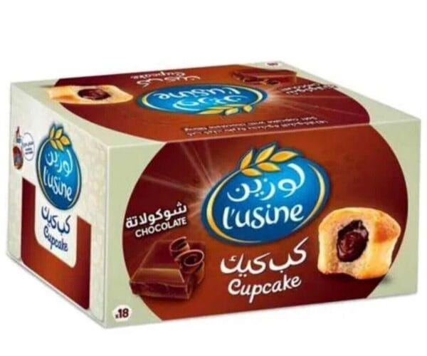 18 Pieces X Lusine Cupcake Chocolate (30 Gram) لوزين كب كيك شوكولاتة