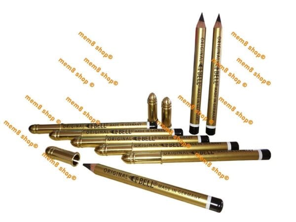 5*Pieces Black Bell Eyeliner Stick Original German Kajal Eyeshadow Makeup Pencil