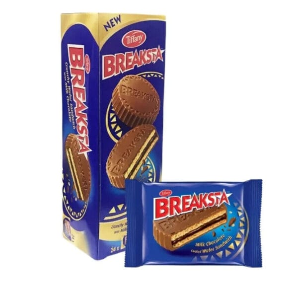Chocolate Tiffany Breaksta Milk Chocolate with Wafer Sandwich 24 pieces تيفاني