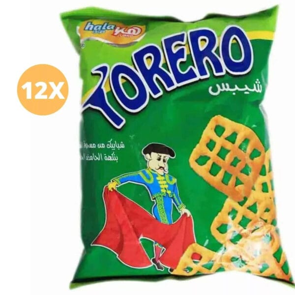 12 Pack X Hala Chips Torero Chili Lime Flavor هلا شيبس