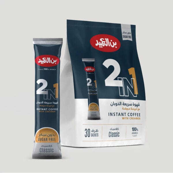 ِAl Ameed 2 in 1 Instant Coffee (30 bags)قهوة عميد 2 في 1 سريعة التحضير (30 كيس)