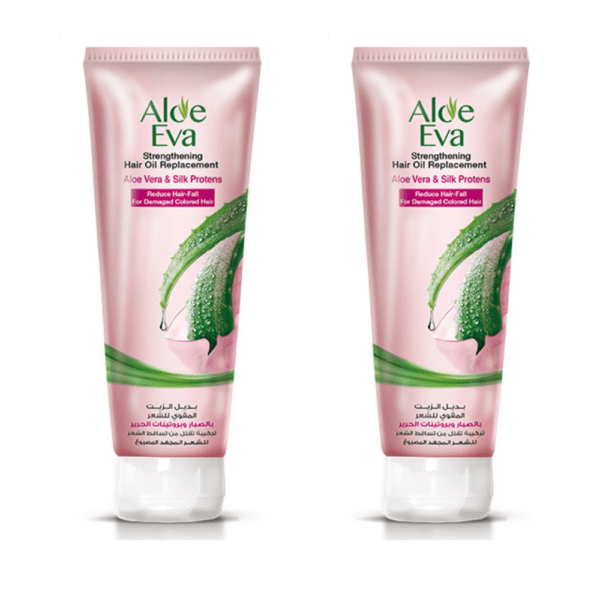 2x ALoe Eva Strengthening Hair Oil Replacement with Aloe Vera & Silk Proteins