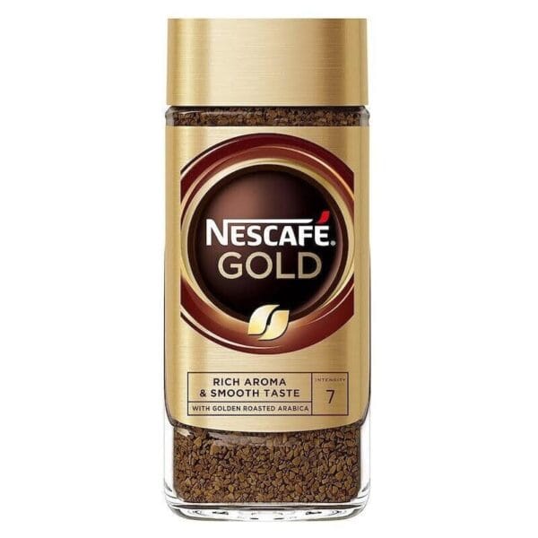 Nescafe Gold Instant Coffee, 190g=6.7oz a rich and luxurious coffee experience