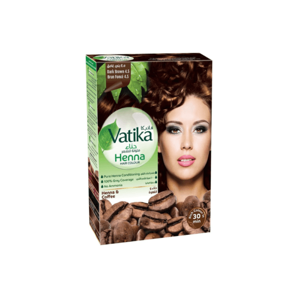 Vatika Henna Hair Colour Henna & Coffee (6x10g) Sachet