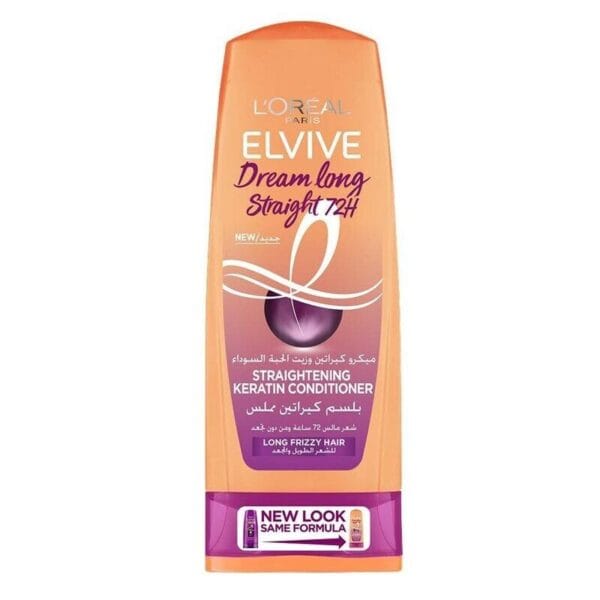 L'Oreal Elvive Dream Long Straight keratin Conditioner To Long Frizzy Hair 360ml