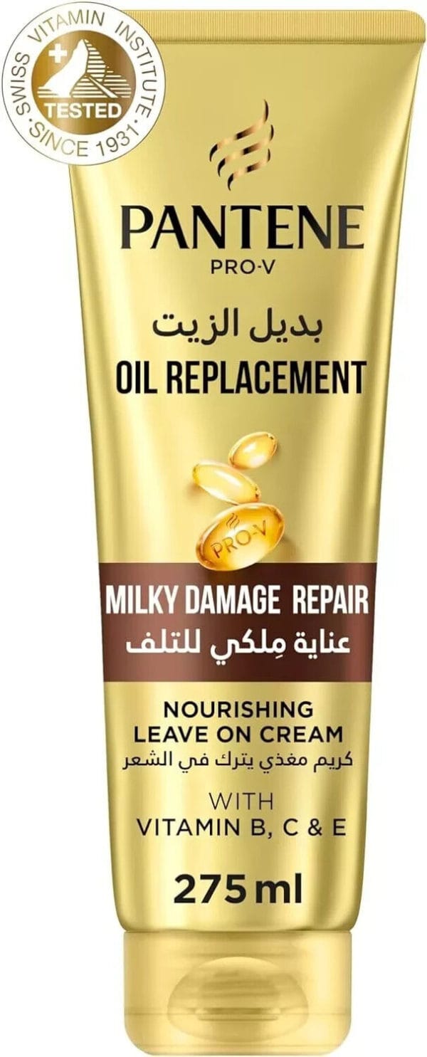 6x Pantene Pro V Oil Replacement Milky Damage Repair Nourishing Leave In 275 ml