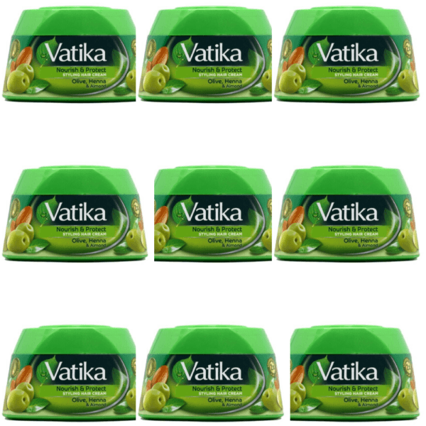 9XVatika Naturals Nourish &Protect Style Hair Cream Henna Almond Aloe Vera 140ml