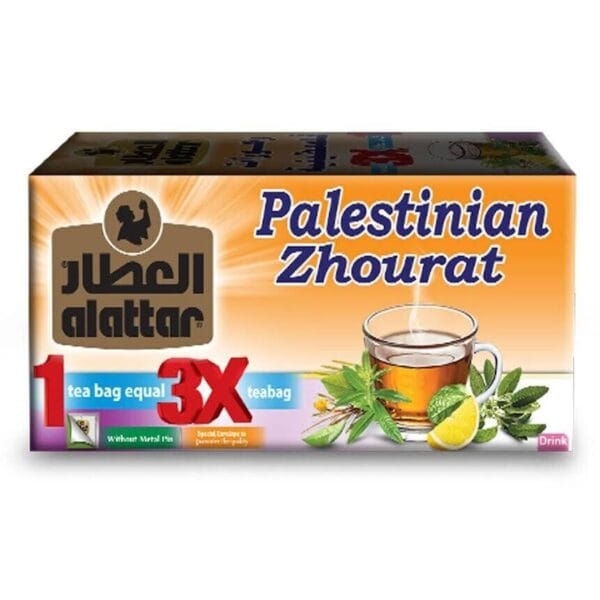 Alattar Palestinian Zhourat Herbal Drinks 20 Bags 36g=1.26oz   زهورات فلسطينية